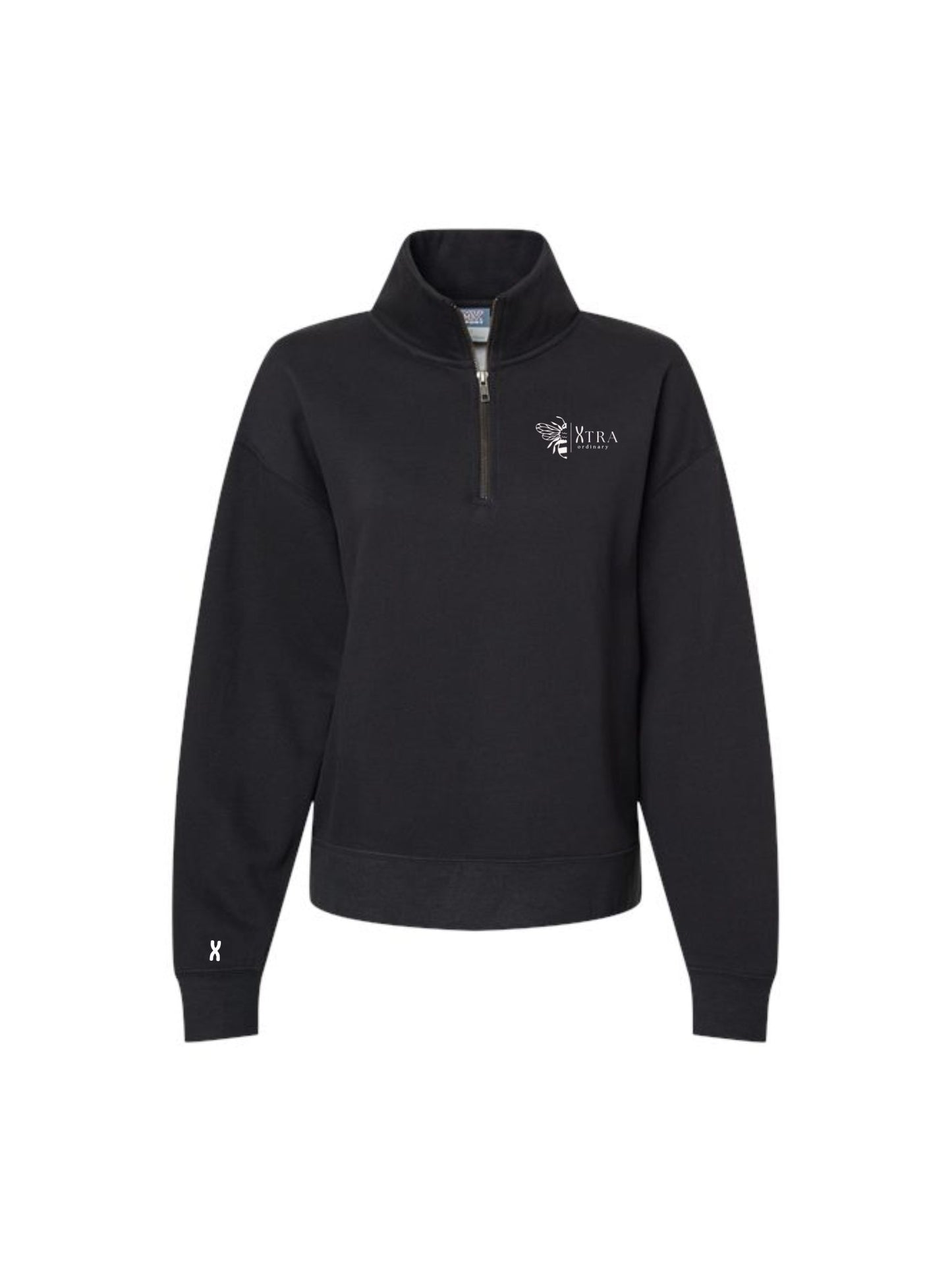 Women's Sueded Fleece Quarter-Zip Sweatshirt - W22713