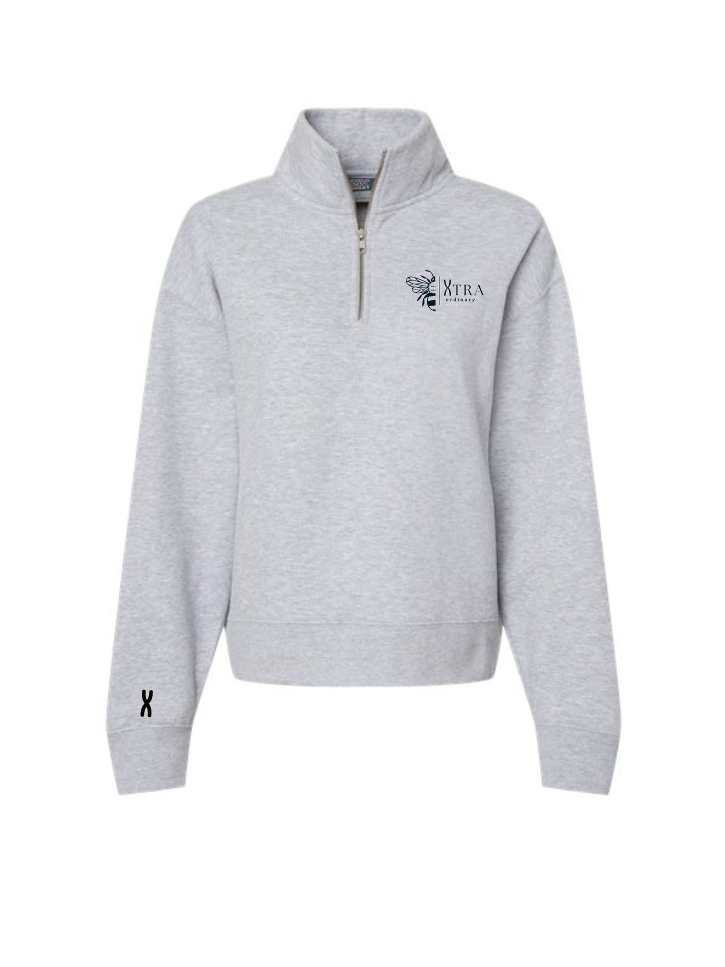 Women's Sueded Fleece Quarter-Zip Sweatshirt - W22713