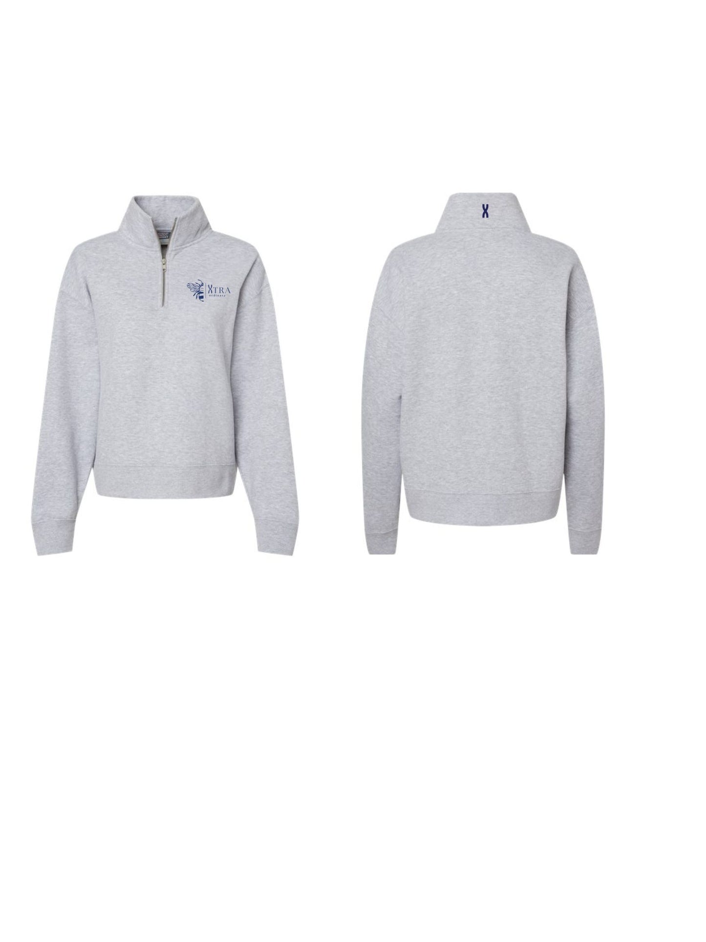 Women's Sueded Fleece Quarter-Zip Sweatshirt - W22713
