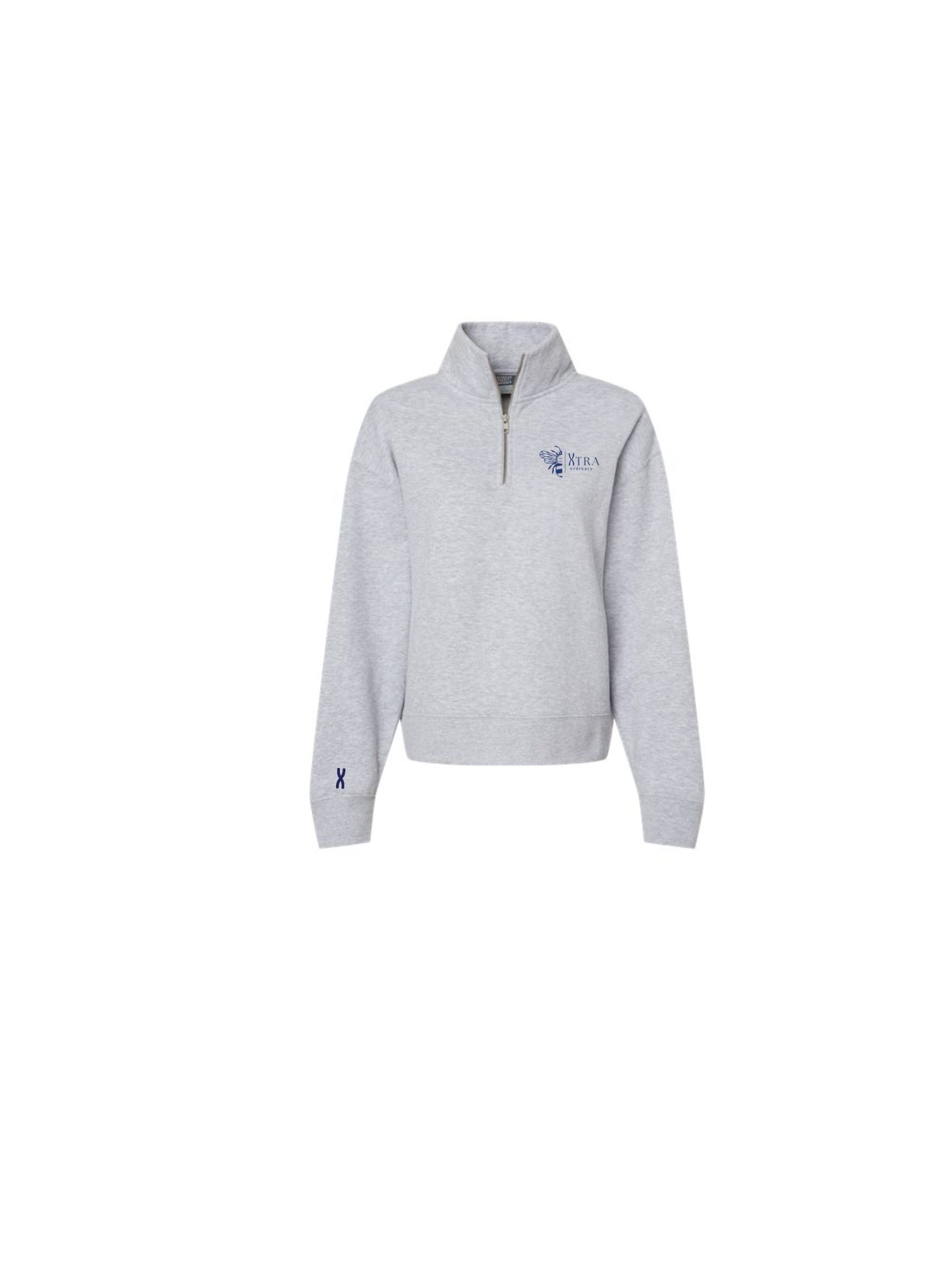 Women's Sueded Fleece Quarter-Zip Sweatshirt - W22713