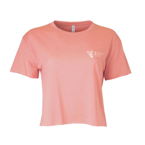 N5080 Next Level Apparel Ladies' Festival Cali Crop T-Shirt Sustain Logo Brand Logo for NEXT LEVEL APPAREL