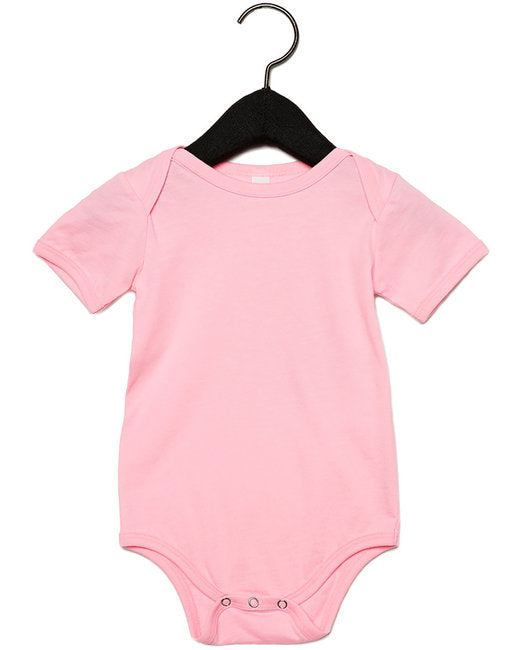 100B Bella + Canvas Infant Jersey Short-Sleeve One-Piece  Prime Plus Logo  Sustain Logo  Brand Logo for BELLA+CANVAS