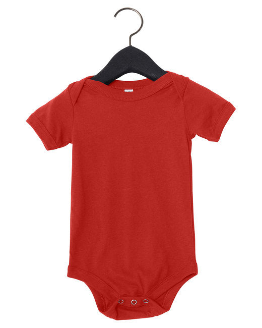 100B Bella + Canvas Infant Jersey Short-Sleeve One-Piece  Prime Plus Logo  Sustain Logo  Brand Logo for BELLA+CANVAS