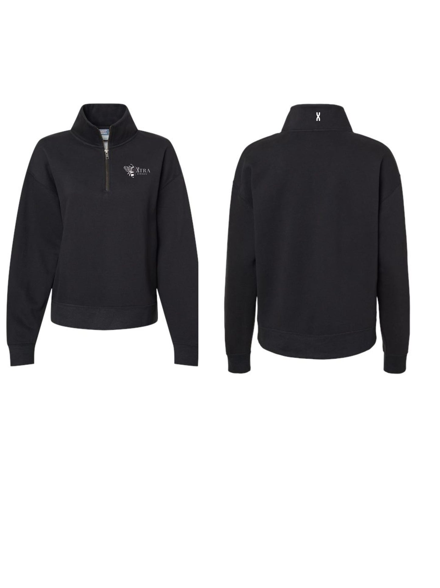 Women's Sueded Fleece Quarter-Zip Sweatshirt - W22713
