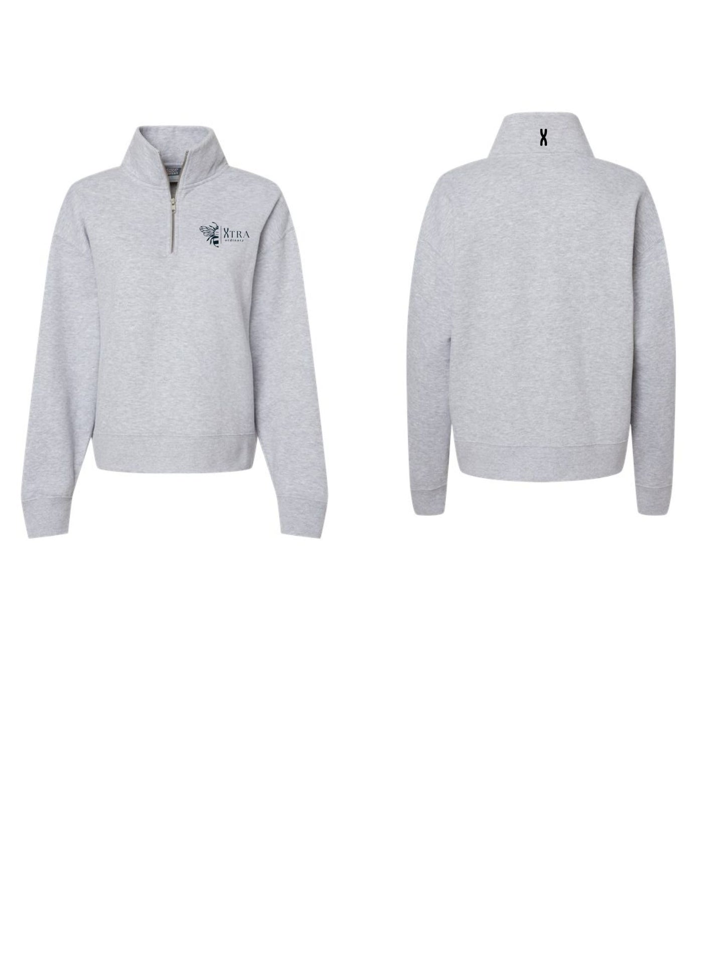 Women's Sueded Fleece Quarter-Zip Sweatshirt - W22713