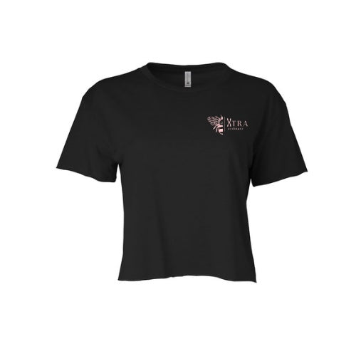 N5080 Next Level Apparel Ladies' Festival Cali Crop T-Shirt  Sustain Logo  Brand Logo for NEXT LEVEL APPAREL