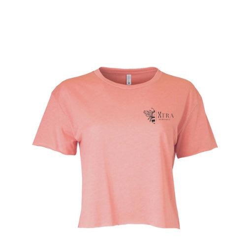 N5080 Next Level Apparel Ladies' Festival Cali Crop T-Shirt  Sustain Logo  Brand Logo for NEXT LEVEL APPAREL